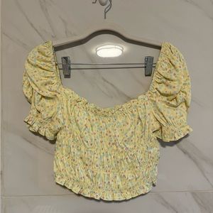 Floral crop top